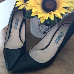 Prada stilettos black, pointed toe